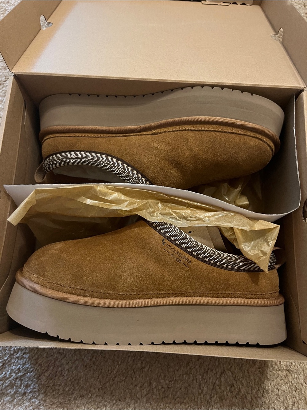 Koolaburra by UGG Tan Platform Slippers